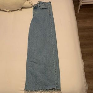 Zara high waisted wide leg jeans